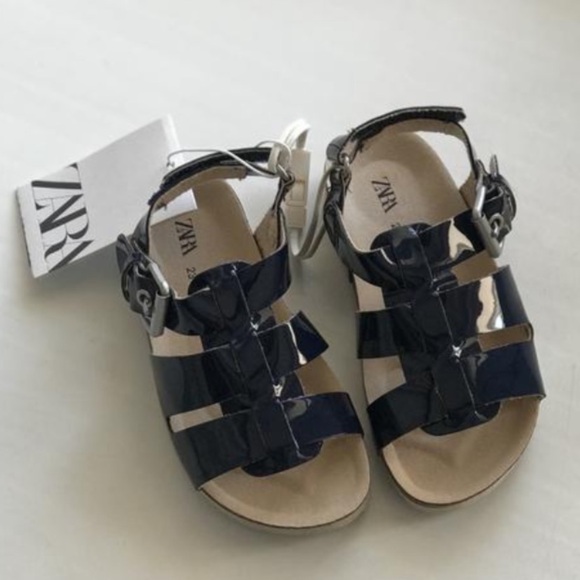 ZARA SANDALS WITH STRAPS Toddler SZ 3 - Picture 2 of 8